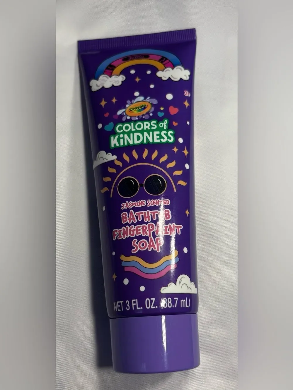 4 New Crayola Colors of Kindness Bathtub Fingerpaint Soap
